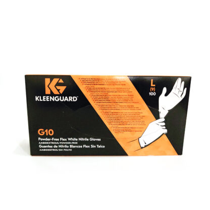 kleenguard g10 flex white nittrile