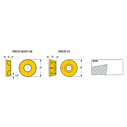 ISCAR RXCR 05T1 IC908 INSERT - Gambar 2