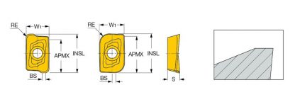 Iscar HM90 APKT 1003PDR - PT Graha Multisrana Mesindo