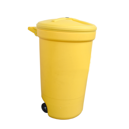 ANTUS Round Wheel Container 120 lt Yellow