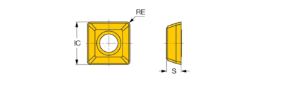 ISCAR SOMT 160512-DT IC908 INSERT - Gambar 2