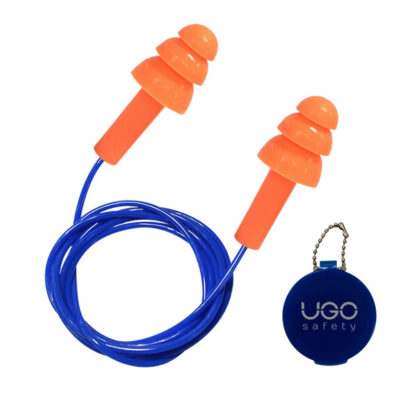 UGO SAFETY EC-2001C Reusable Earplugs
