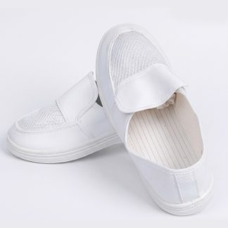 Devall Clean room Sepatu Berjaring ESD Putih